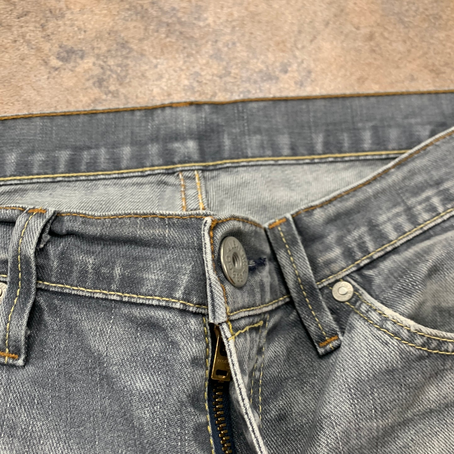 LEVI'S 506 Jeans W30 L30 Mens Regular Fit Straight Grey