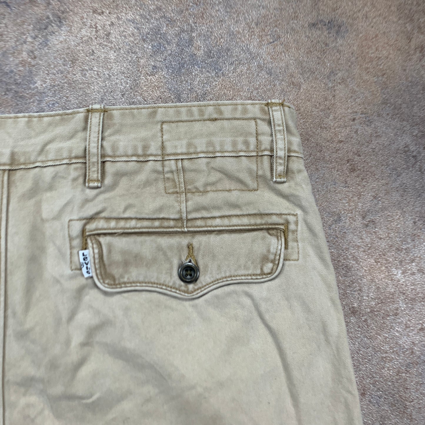 LEVI'S Jeans W32 L30 Mens Slim Fit Straight Beige