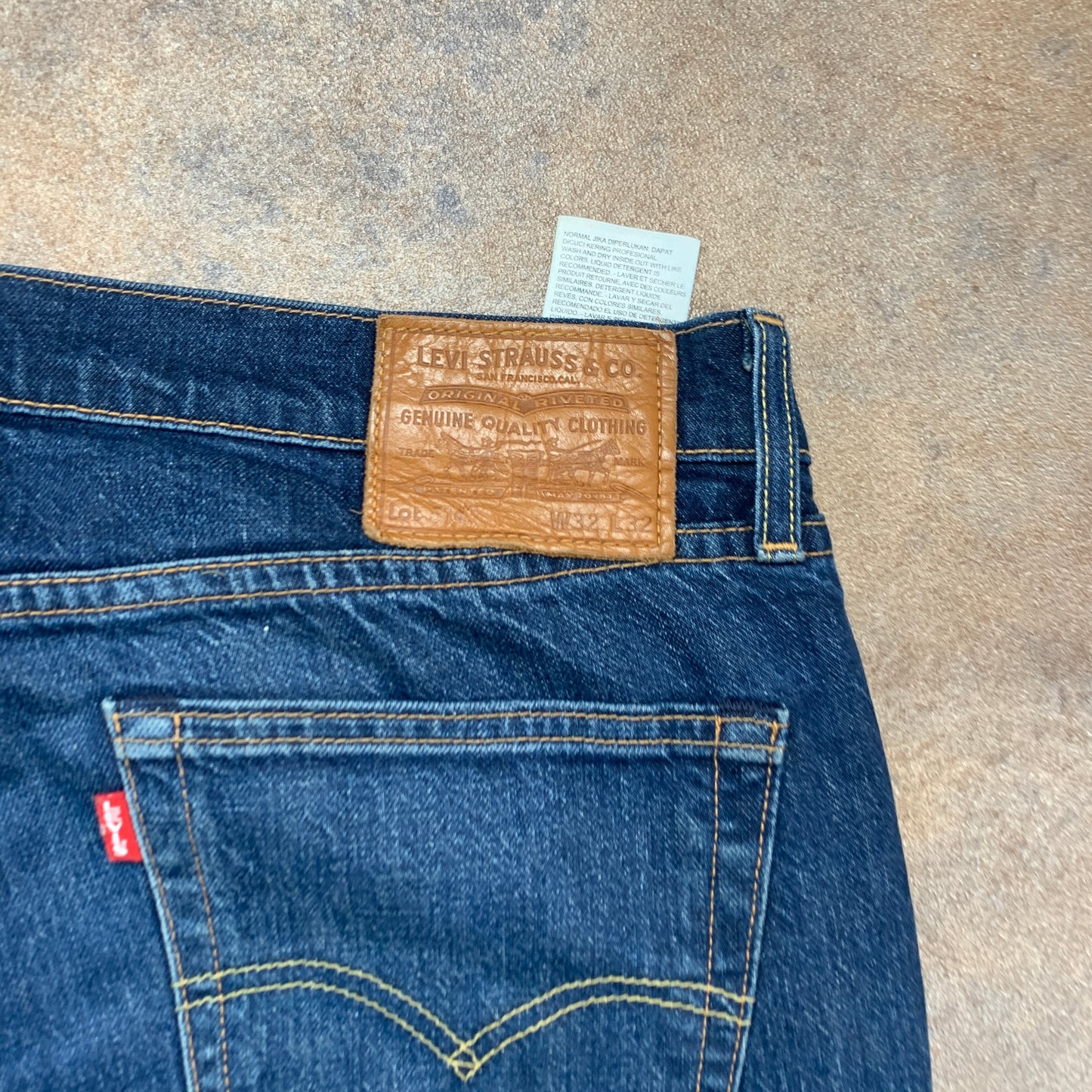 LEVI'S 514 Jeans W32 L32 Mens Regular Fit Straight Blue