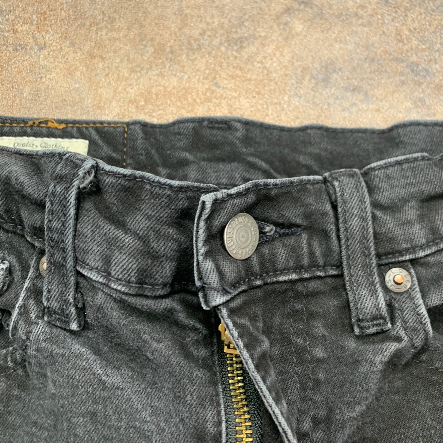 LEVI'S Skinny Tapered Jeans W29 L33 Mens Grey
