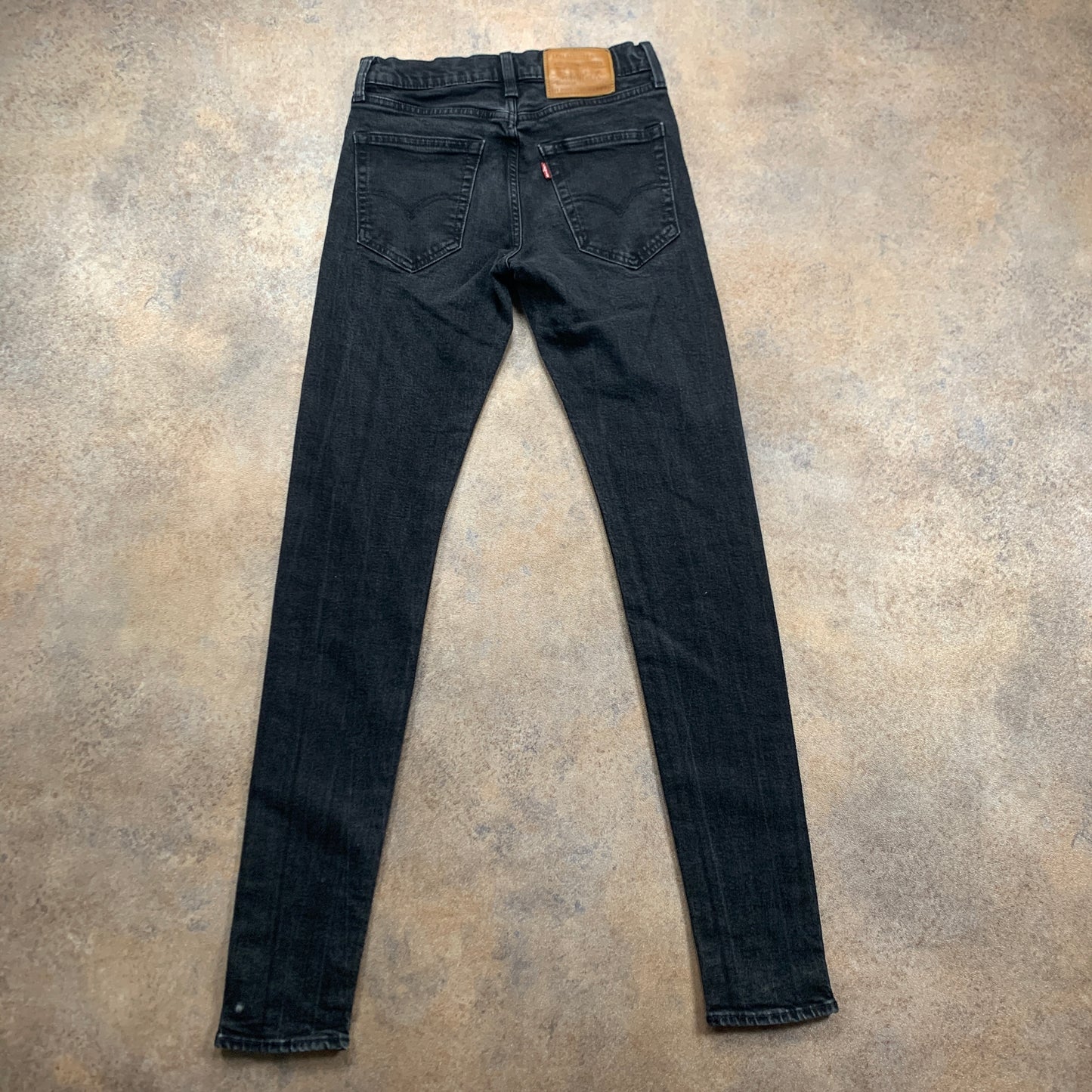 LEVI'S Skinny Tapered Jeans W29 L33 Mens Grey