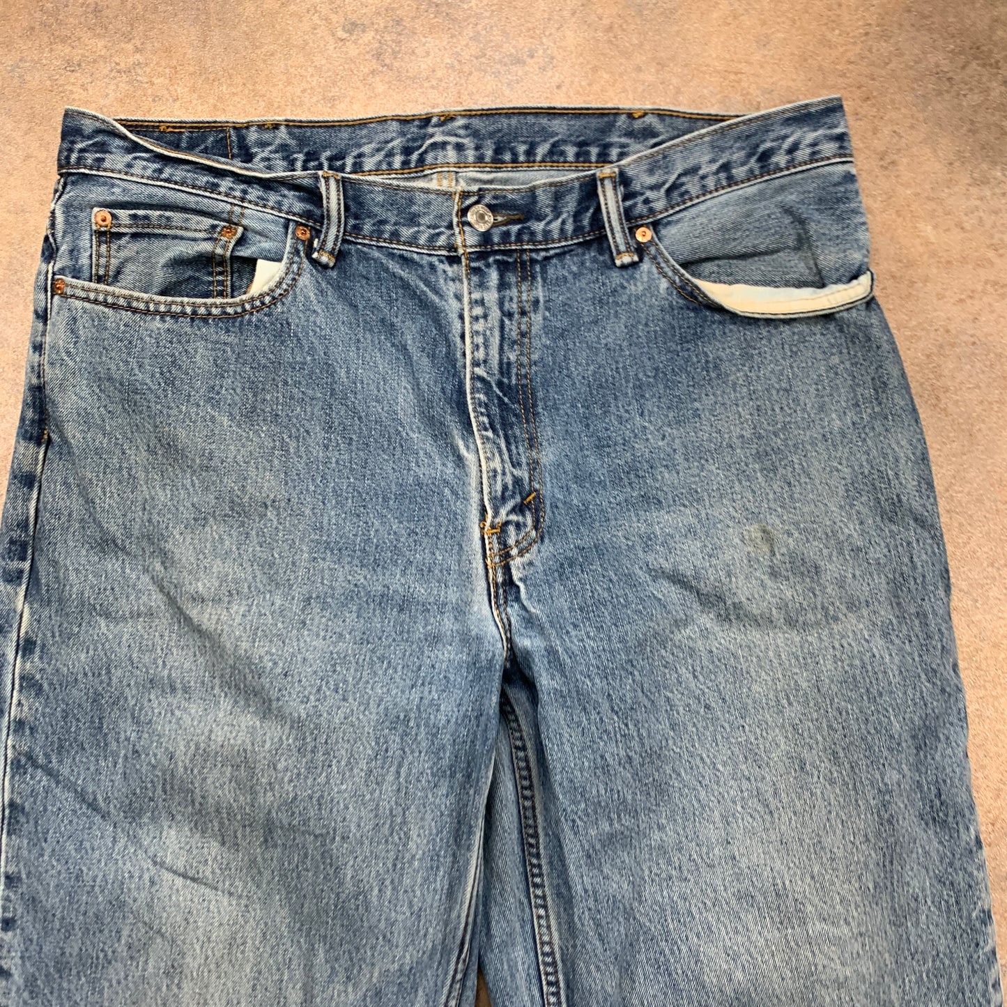 LEVI'S 560 Jeans W38 L34 Mens Relaxed Fit Tapered Blue 90s