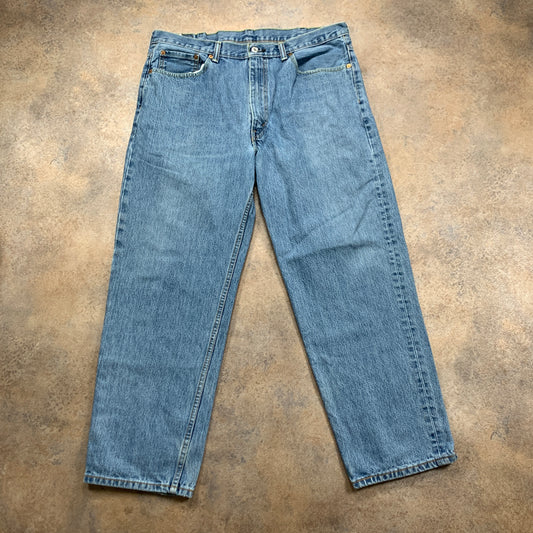 LEVI'S 550 Jeans W38 L30 Mens Relaxed Fit Straight Blue