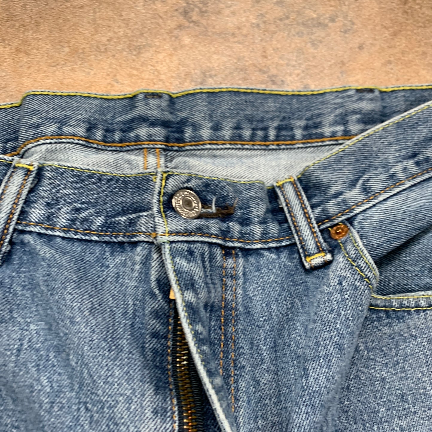 LEVI'S 550 Jeans W38 L30 Mens Relaxed Fit Straight Blue