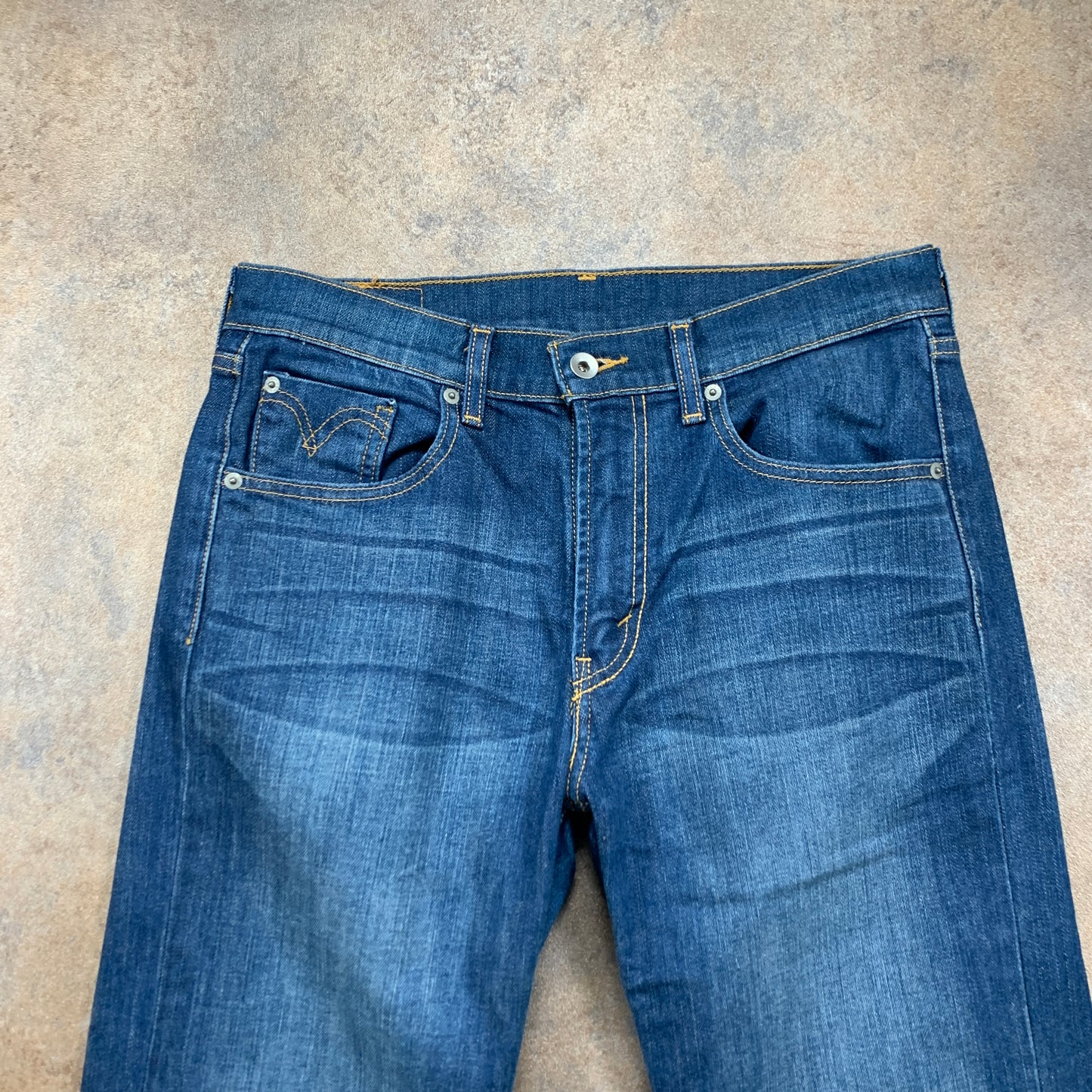 LEVI'S 506 Jeans W32 L32 Mens Regular Fit Straight Blue