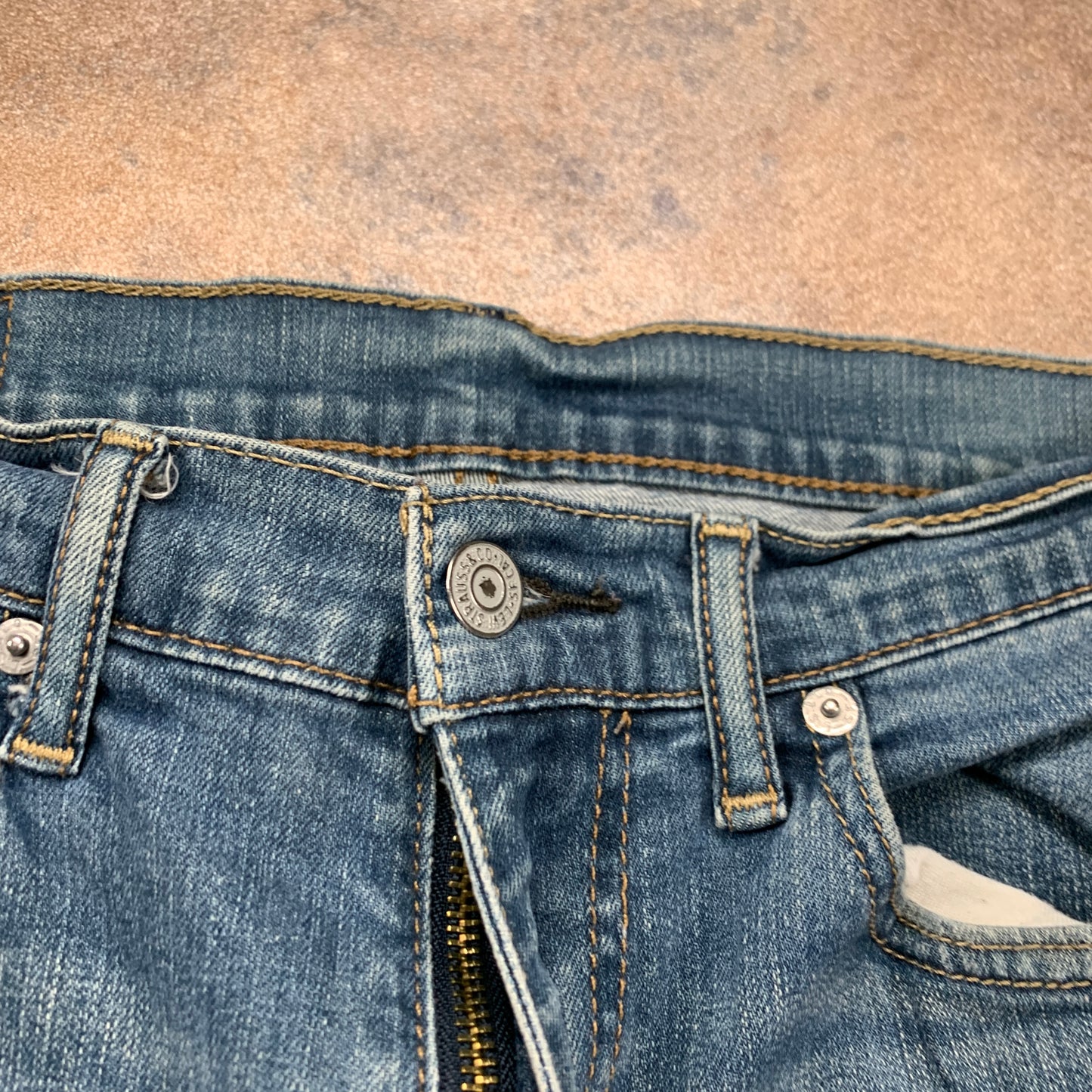 LEVI'S 505 Jeans W32 L30 Mens Regular Fit Straight Blue
