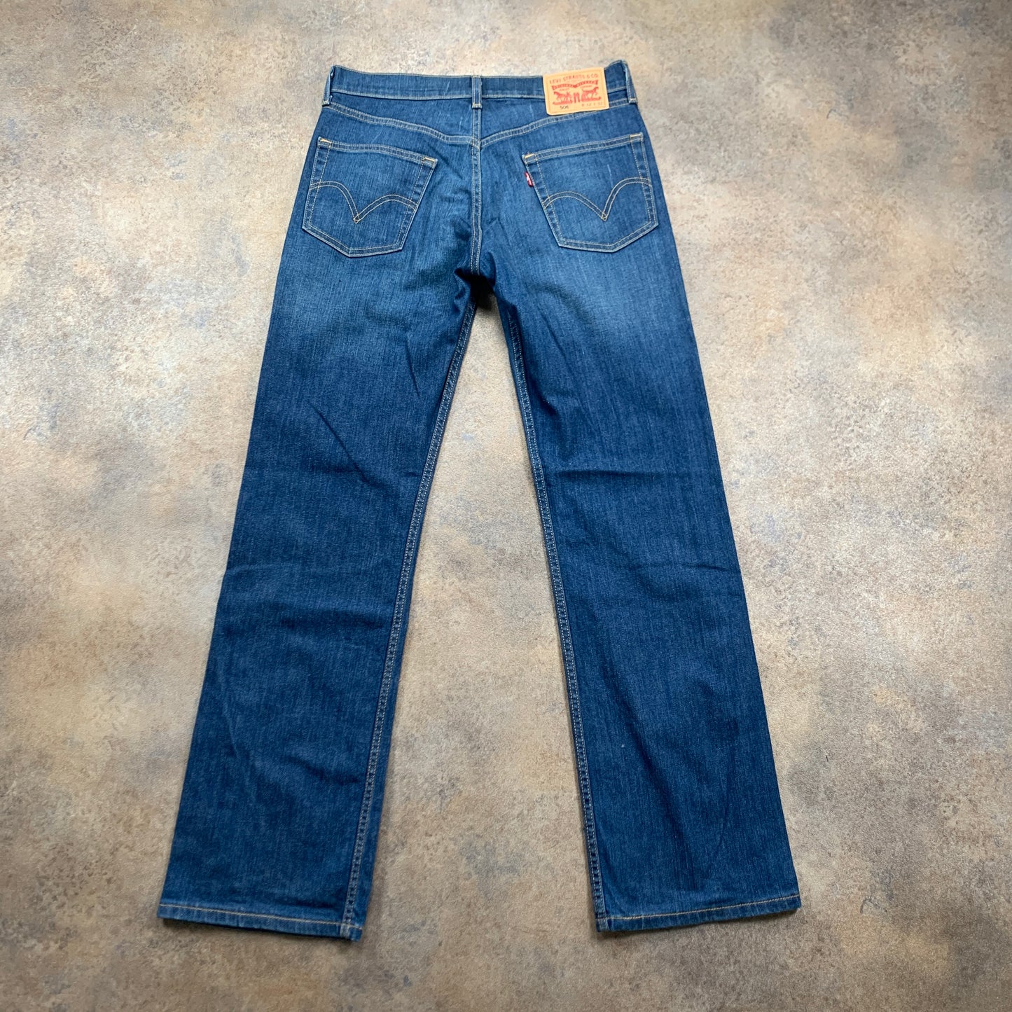 LEVI'S 506 Jeans W32 L32 Mens Regular Fit Straight Blue