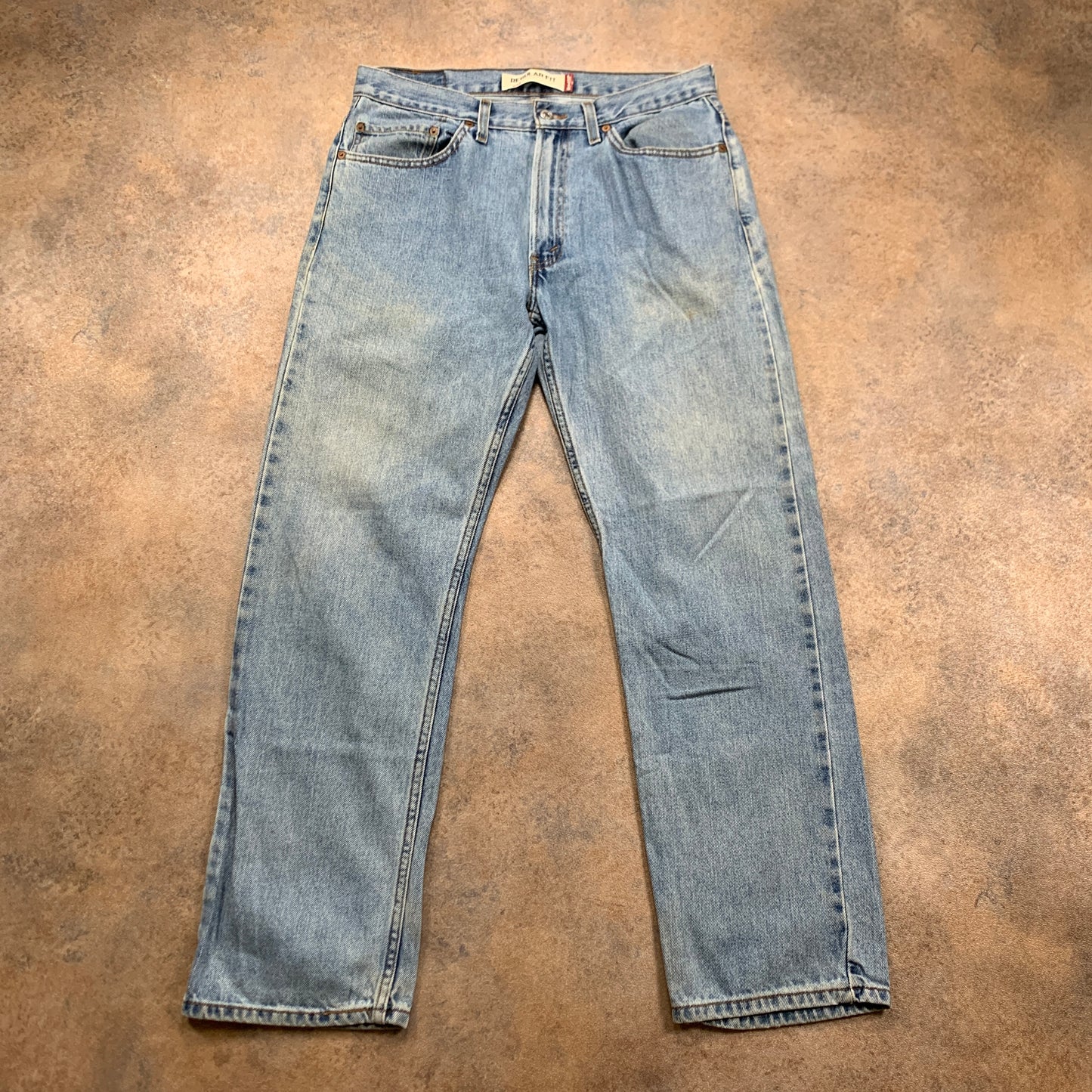 Vintage LEVI'S 505 Jeans W34 L31 Mens Regular Fit Straight Blue