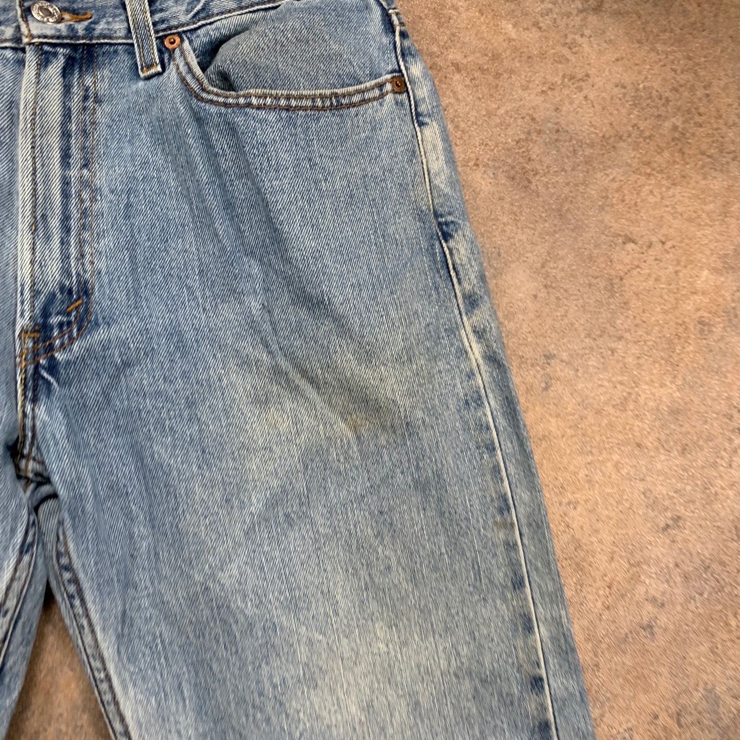 Vintage LEVI'S 505 Jeans W34 L31 Mens Regular Fit Straight Blue