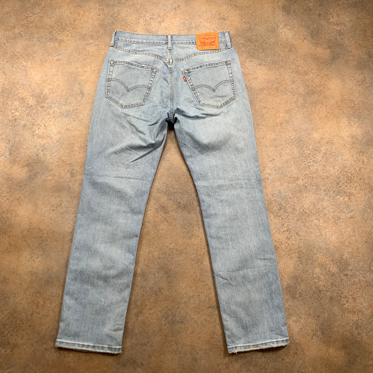 LEVI'S 541 Jeans W32 L31 Mens Slim Fit Tapered Blue