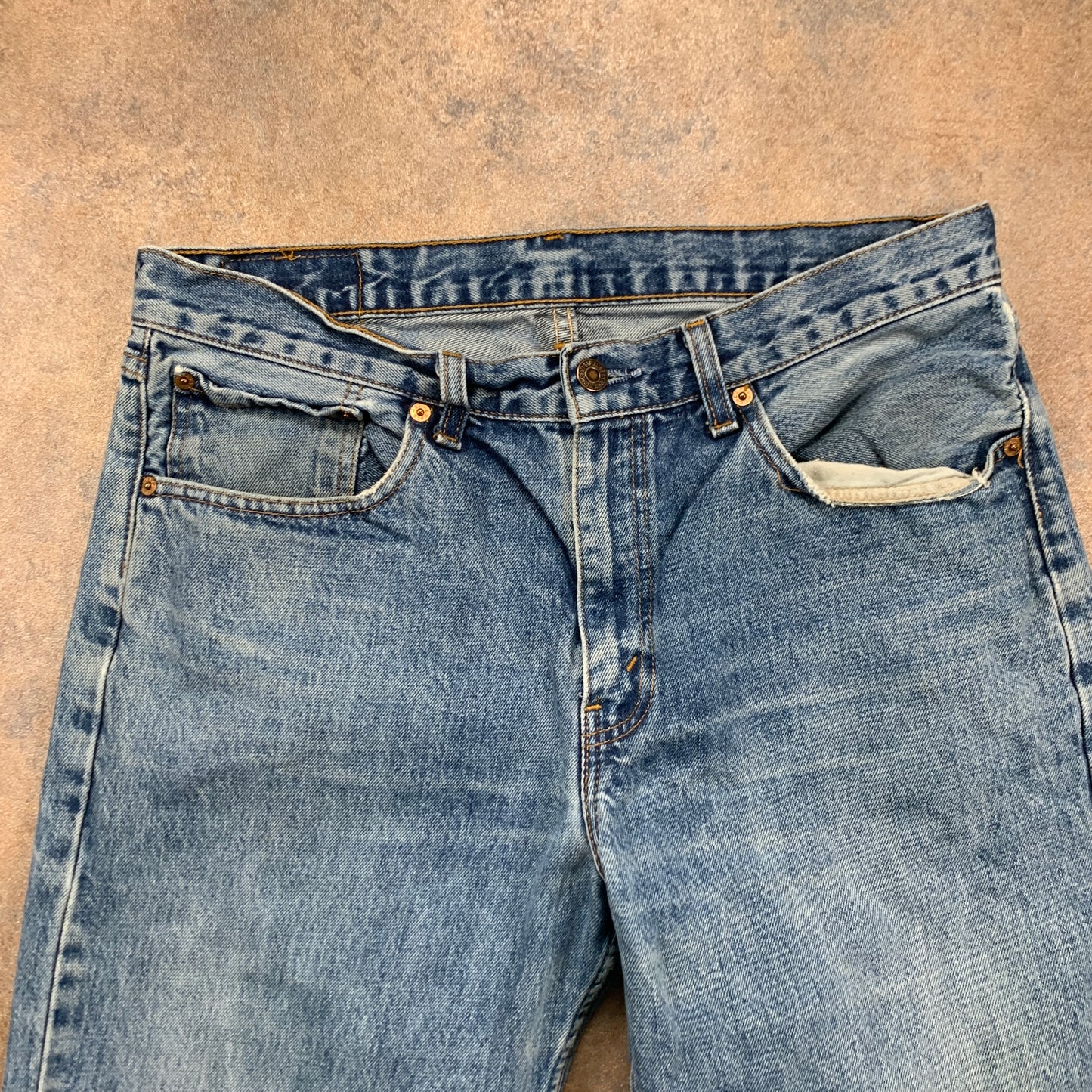 Vintage LEVI'S 751 Jeans W34 L30 Mens Regular Fit Straight Blue