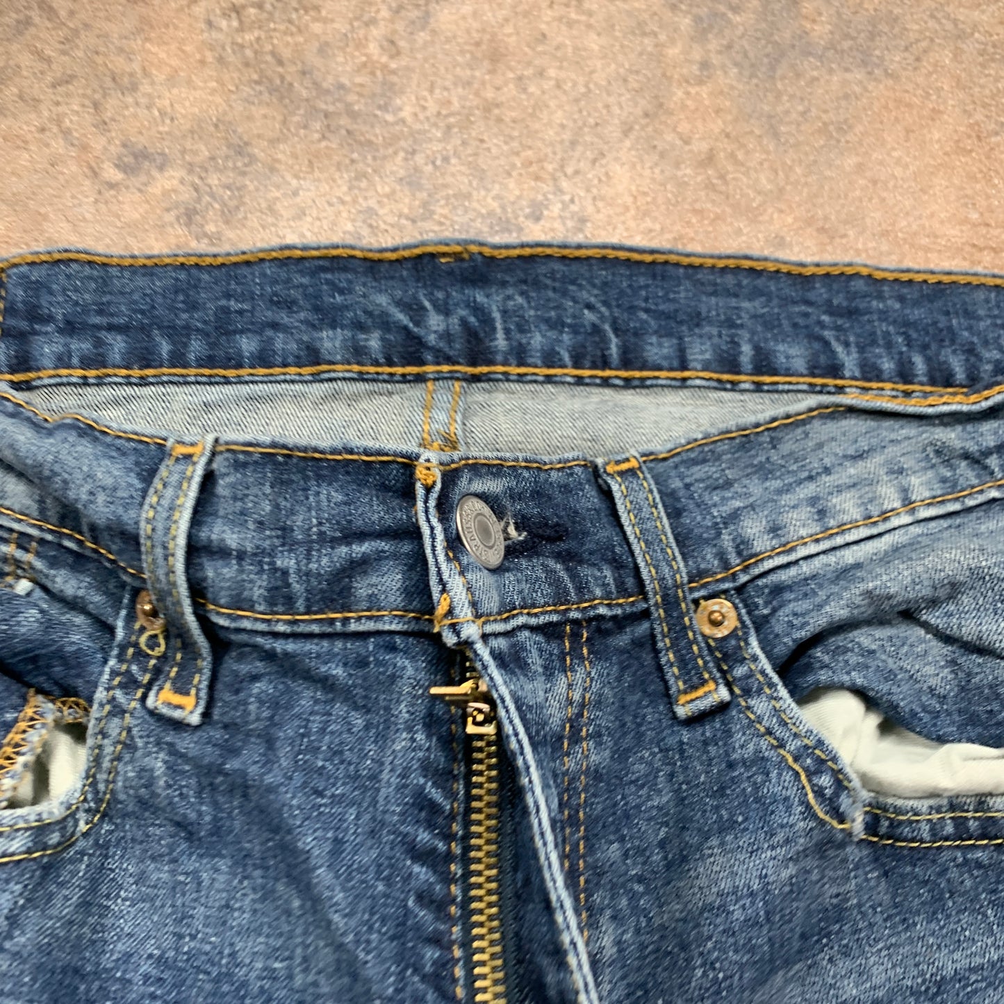 LEVI'S 559 Jeans W34 L31 Mens Regular Fit Straight Blue
