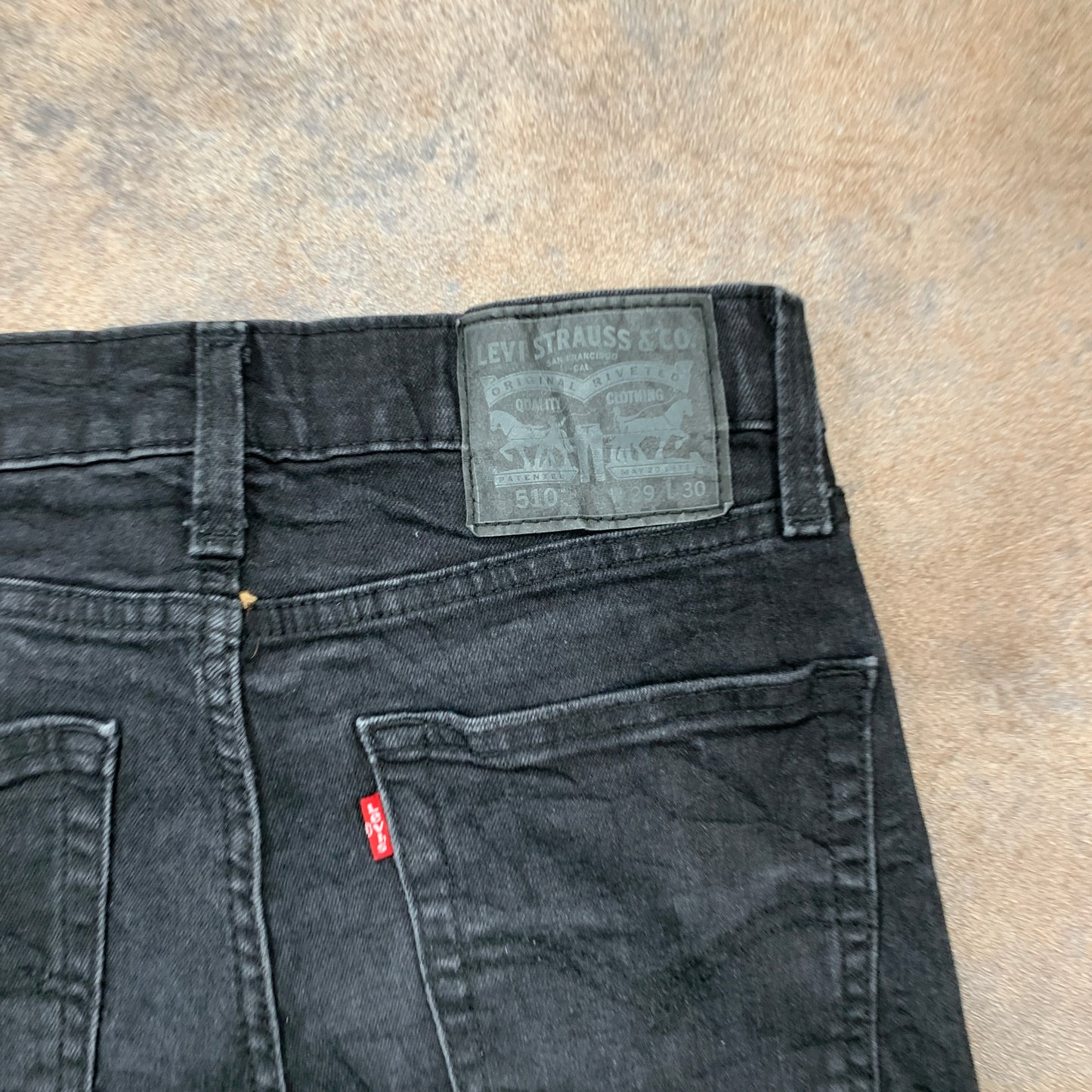 LEVI'S 510 Jeans W29 L28 Mens Skinny Fit Grey
