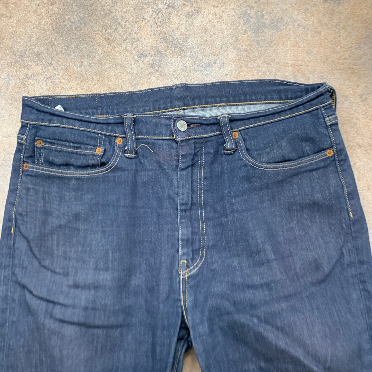 LEVI'S 522 Jeans W36 L30 Mens Slim Fit Tapered Blue