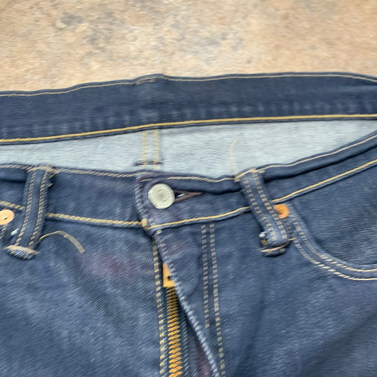 LEVI'S 522 Jeans W36 L30 Mens Slim Fit Tapered Blue