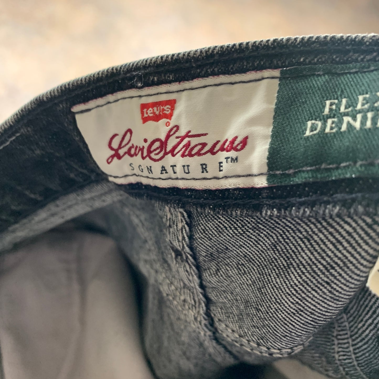Vintage LEVI'S Signature Jeans W32 L32 Mens Regular Fit Straight Grey