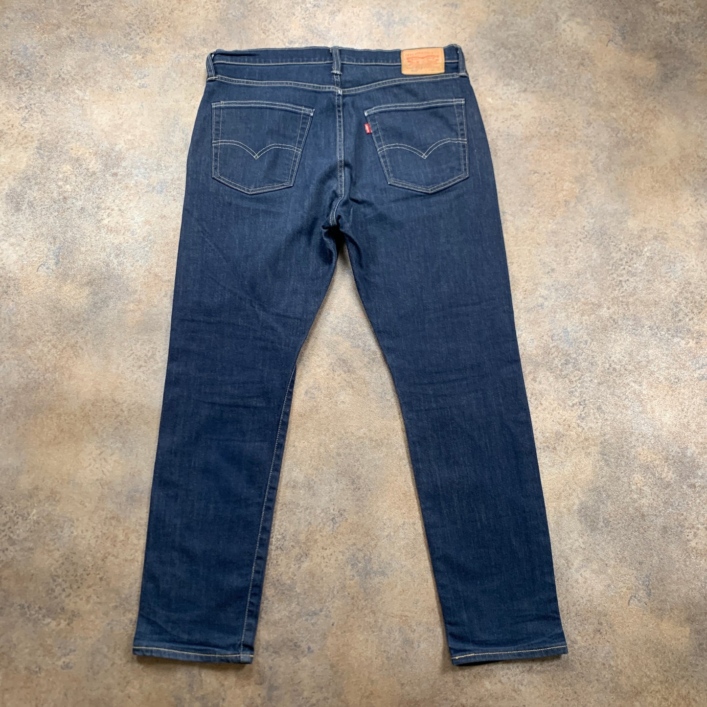 LEVI'S 522 Jeans W36 L30 Mens Slim Fit Tapered Blue