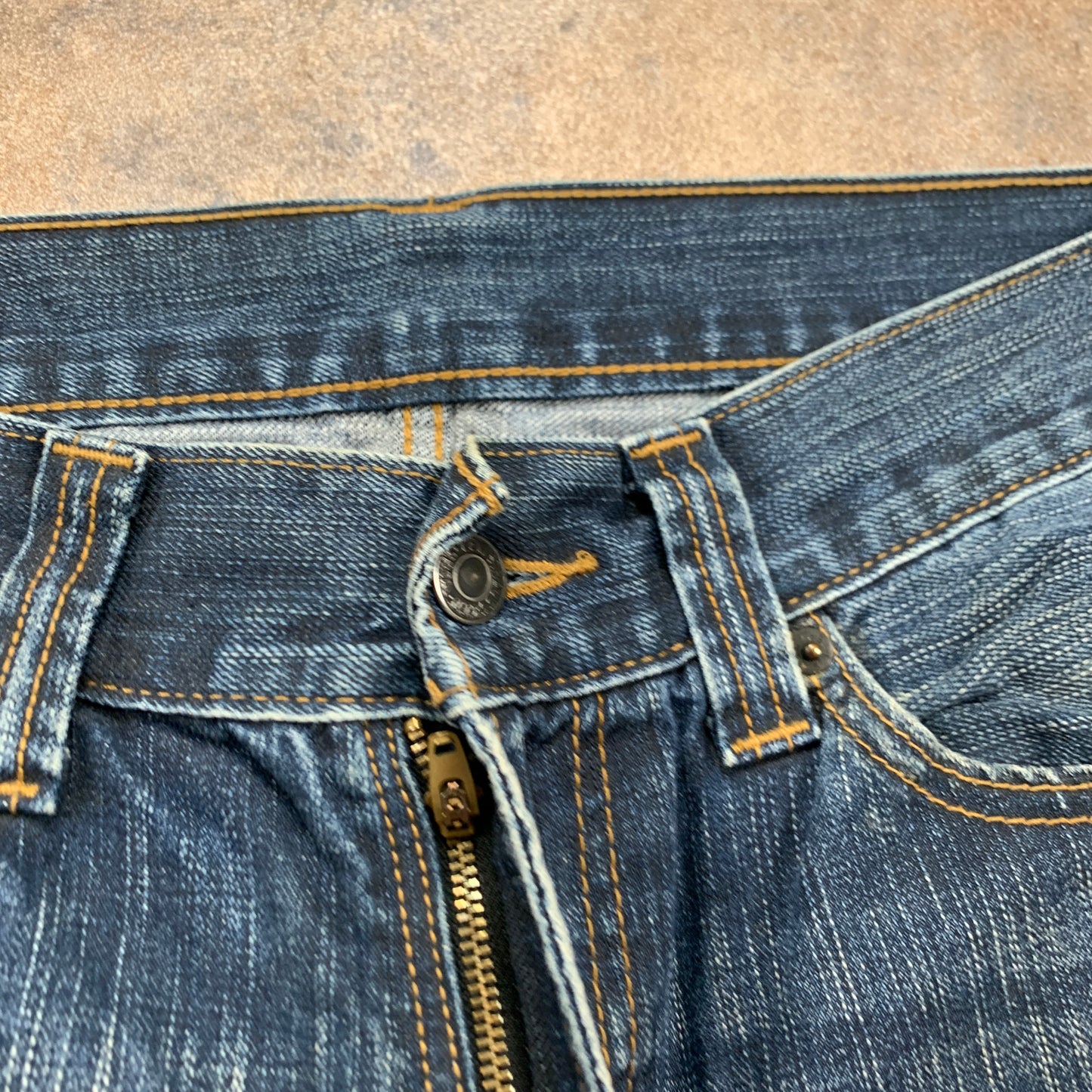 LEVI'S 506 Jeans W34 L28 Mens Regular Fit Straight Blue