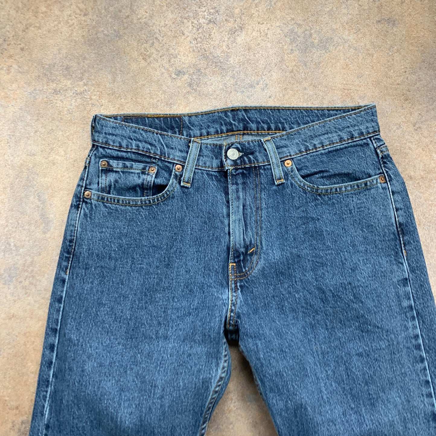 LEVI'S 502 Jeans W30 L31 Mens Slim Fit Tapered Blue