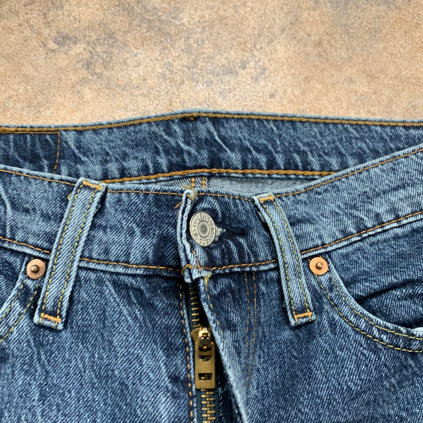LEVI'S 502 Jeans W30 L31 Mens Slim Fit Tapered Blue