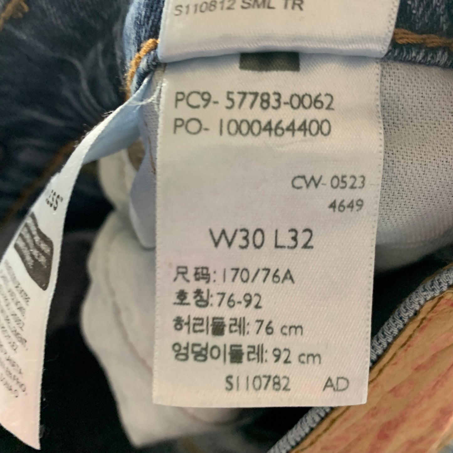 LEVI'S 502 Jeans W30 L31 Mens Slim Fit Tapered Blue