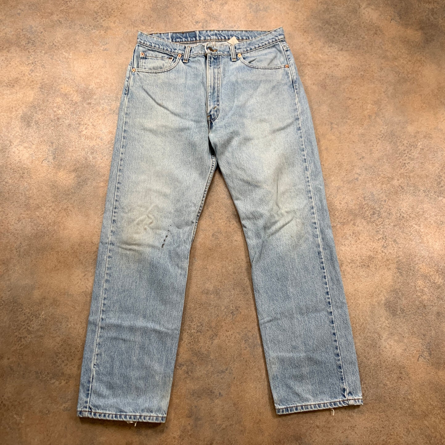 Vintage LEVI'S 505 Jeans W36 L30 Mens Regular Fit Straight Blue