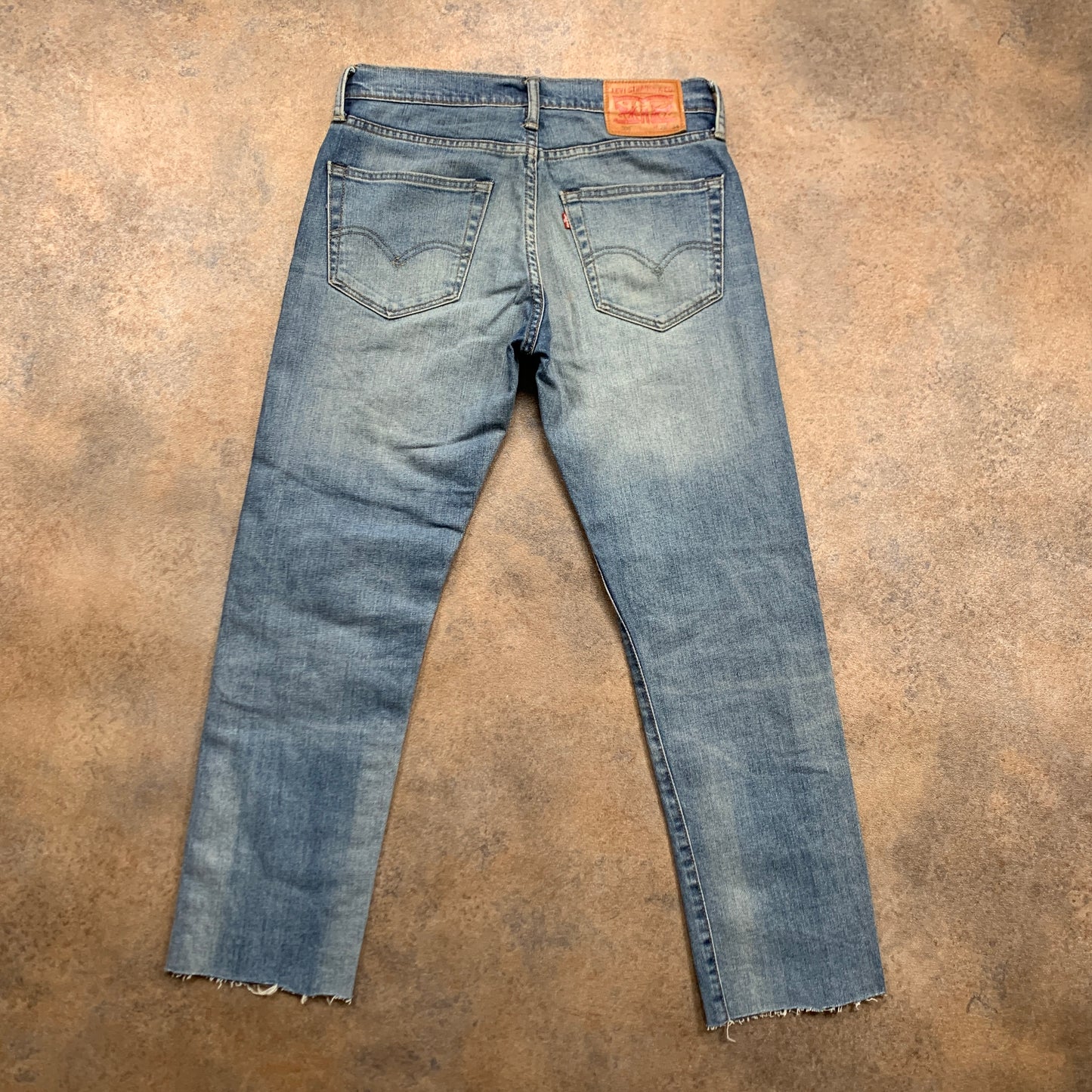 LEVI'S 508 Jeans W28 L27 Mens Slim Fit Straight Blue