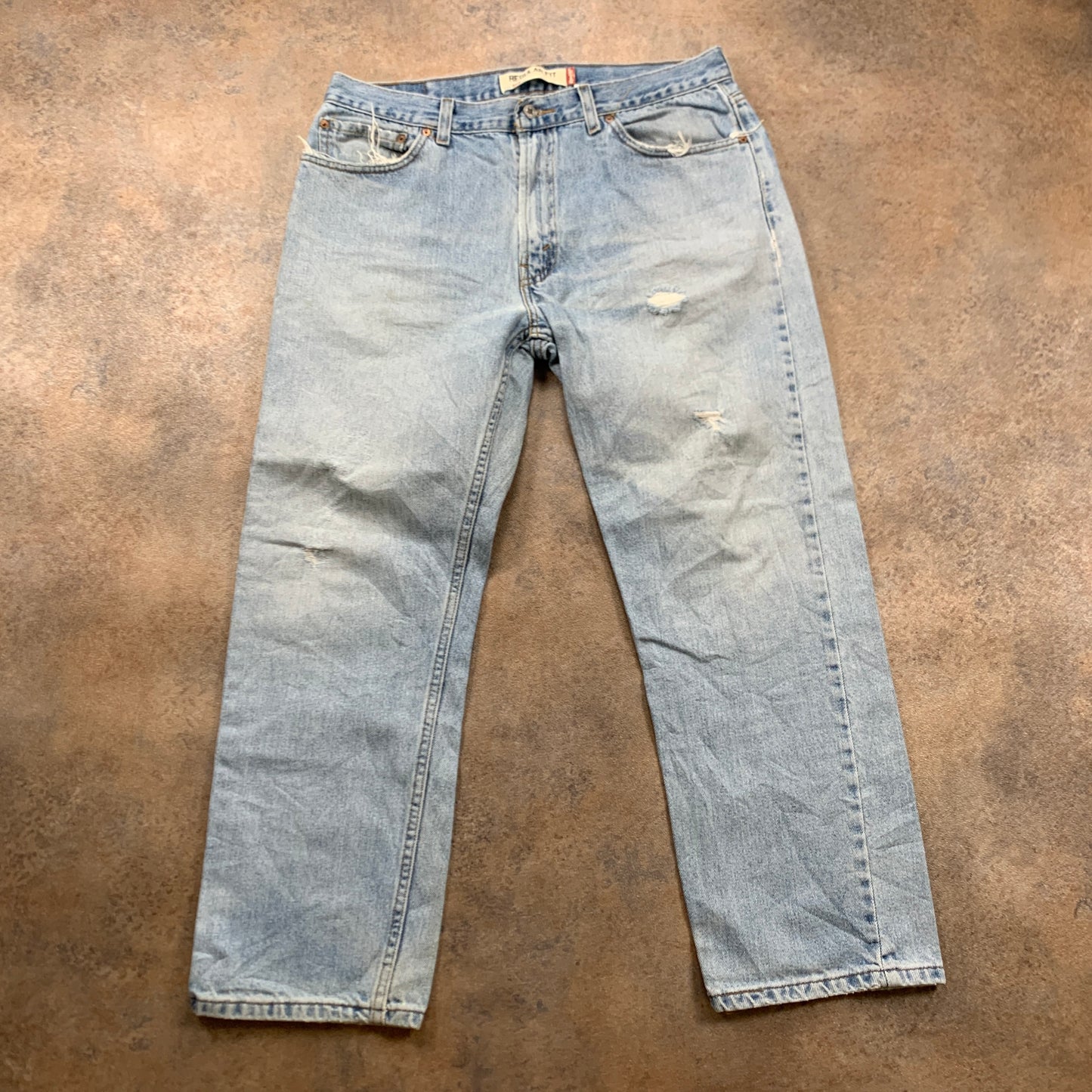 Vintage LEVI'S 505 Jeans W36 L28 Mens Regular Fit Straight Blue