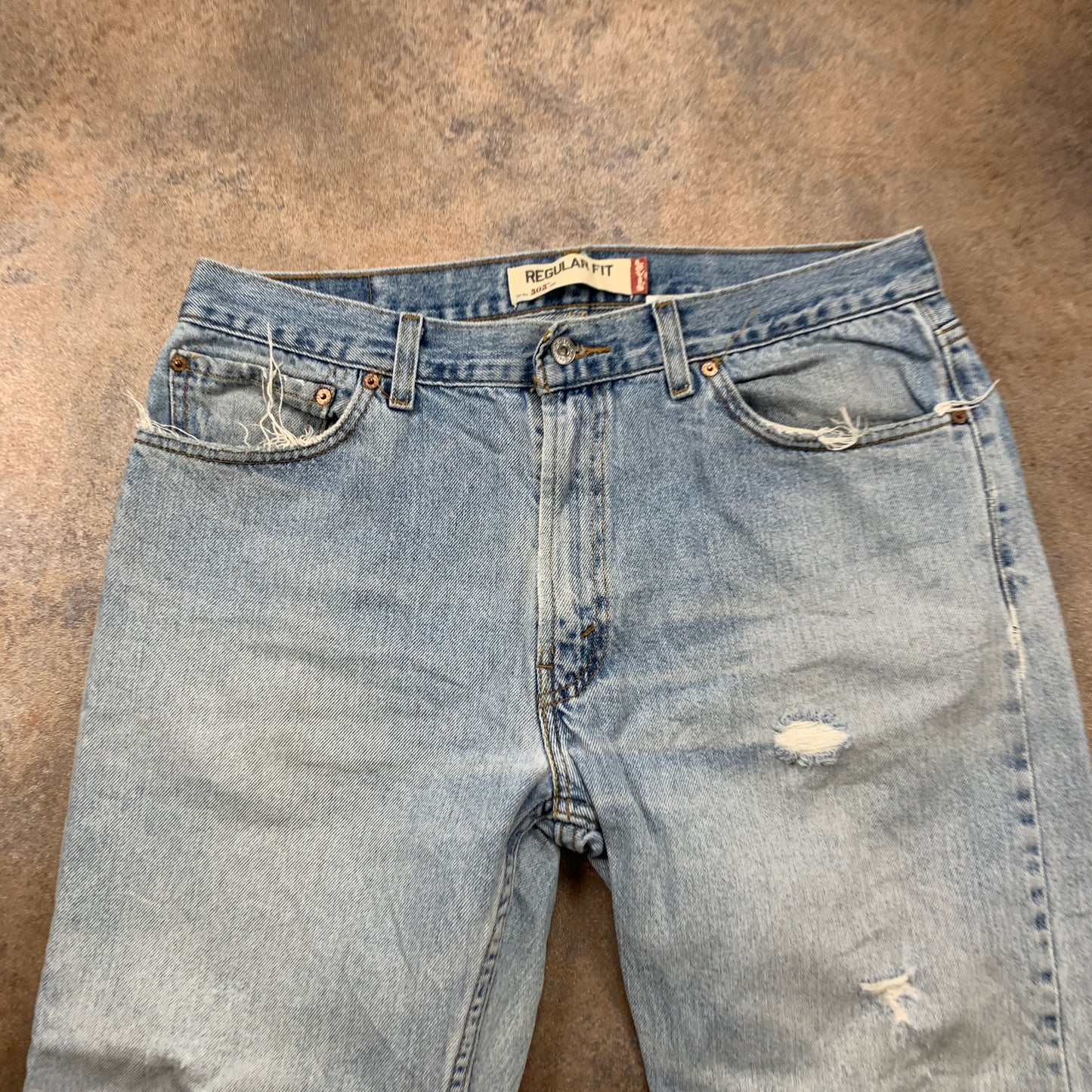 Vintage LEVI'S 505 Jeans W36 L28 Mens Regular Fit Straight Blue