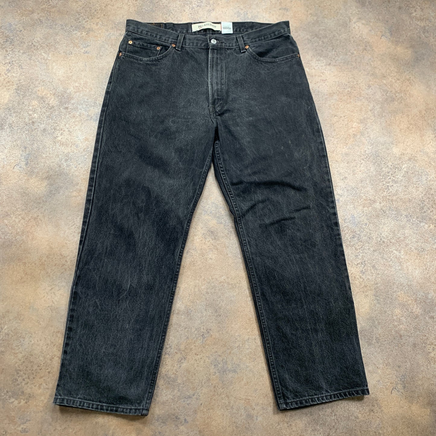 Vintage LEVI'S 550 Jeans W38 L30 Mens Relaxed Fit Straight Grey