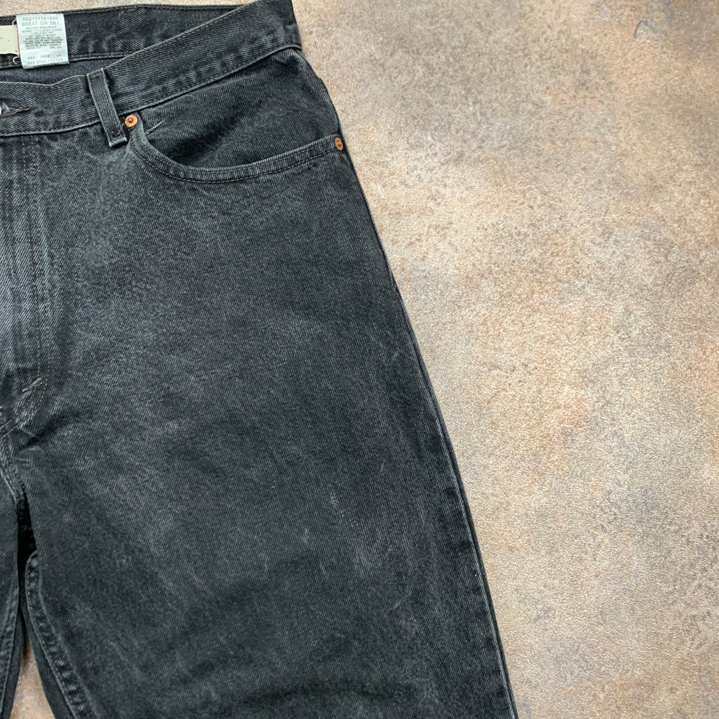 Vintage LEVI'S 550 Jeans W38 L30 Mens Relaxed Fit Straight Grey