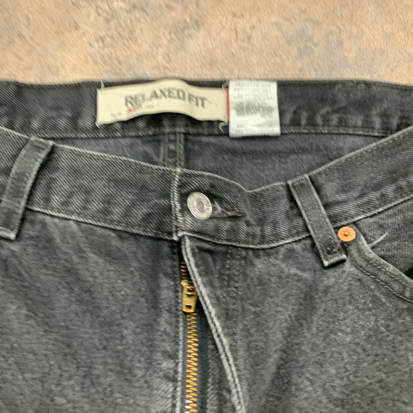 Vintage LEVI'S 550 Jeans W38 L30 Mens Relaxed Fit Straight Grey