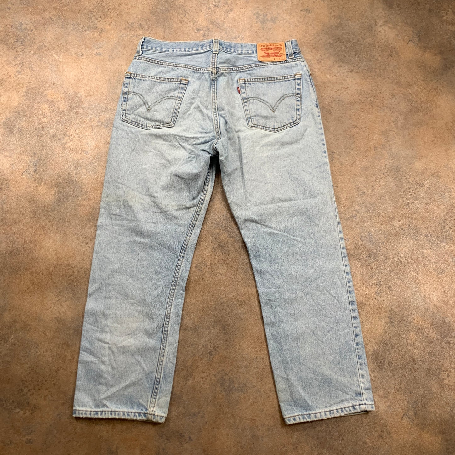 Vintage LEVI'S 505 Jeans W36 L28 Mens Regular Fit Straight Blue