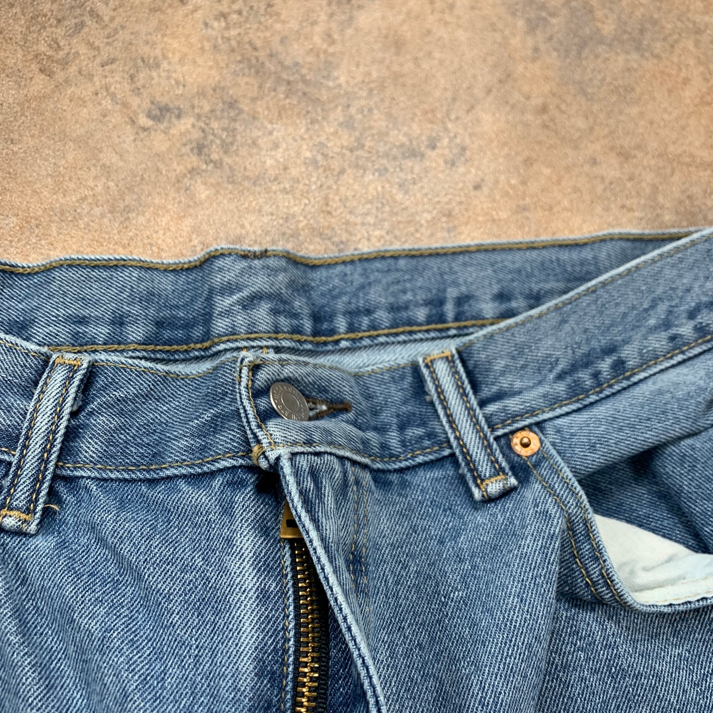 LEVI'S 550 Jeans W36 L30 Mens Relaxed Fit Straight Blue
