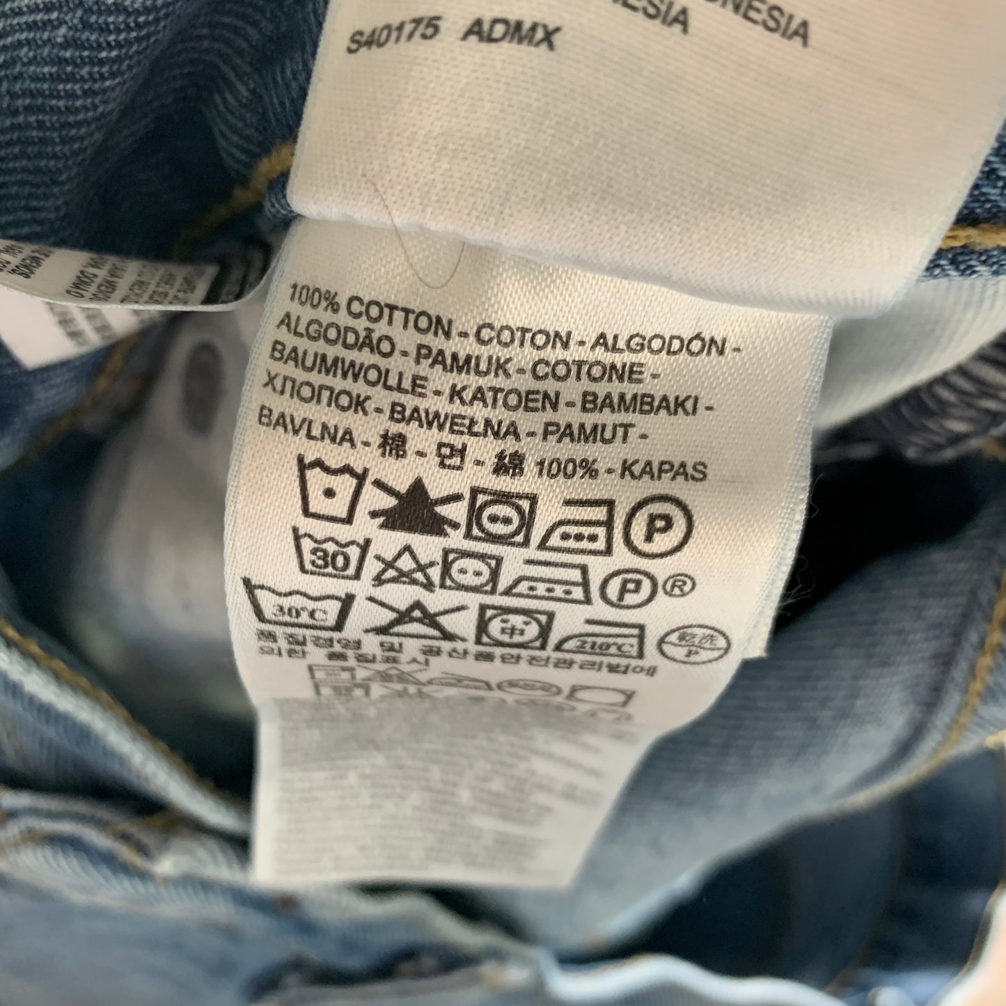 LEVI'S 550 Jeans W36 L30 Mens Relaxed Fit Straight Blue