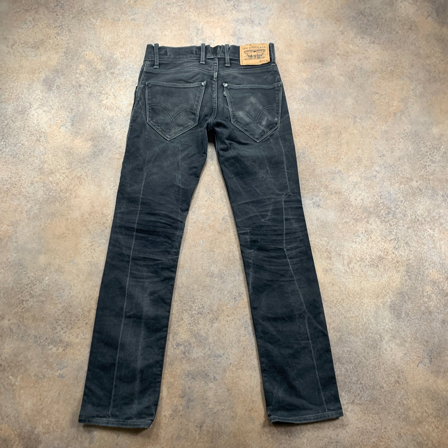 Vintage LEVI'S 511 Jeans W28 L31 Mens Slim Fit Grey