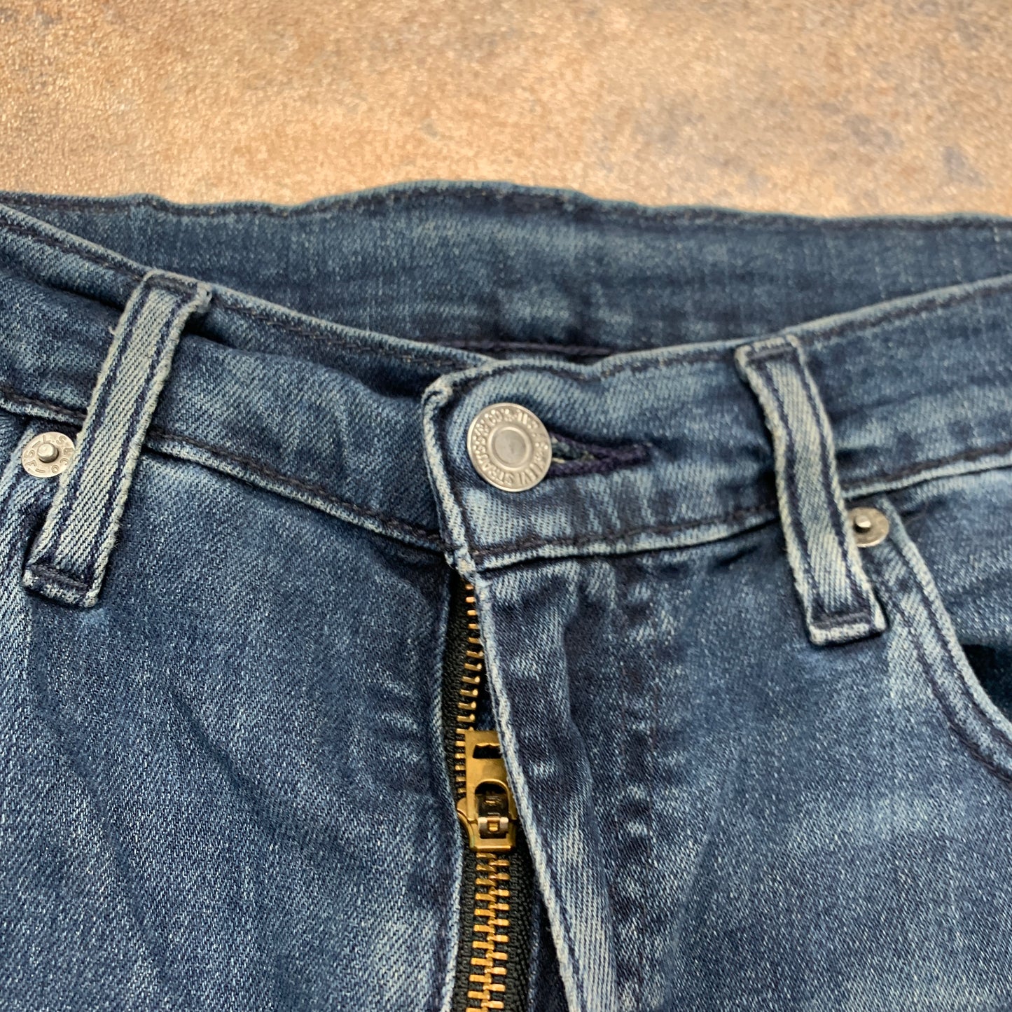 LEVI'S 512 Jeans W32 L33 Mens Slim Fit Tapered Blue