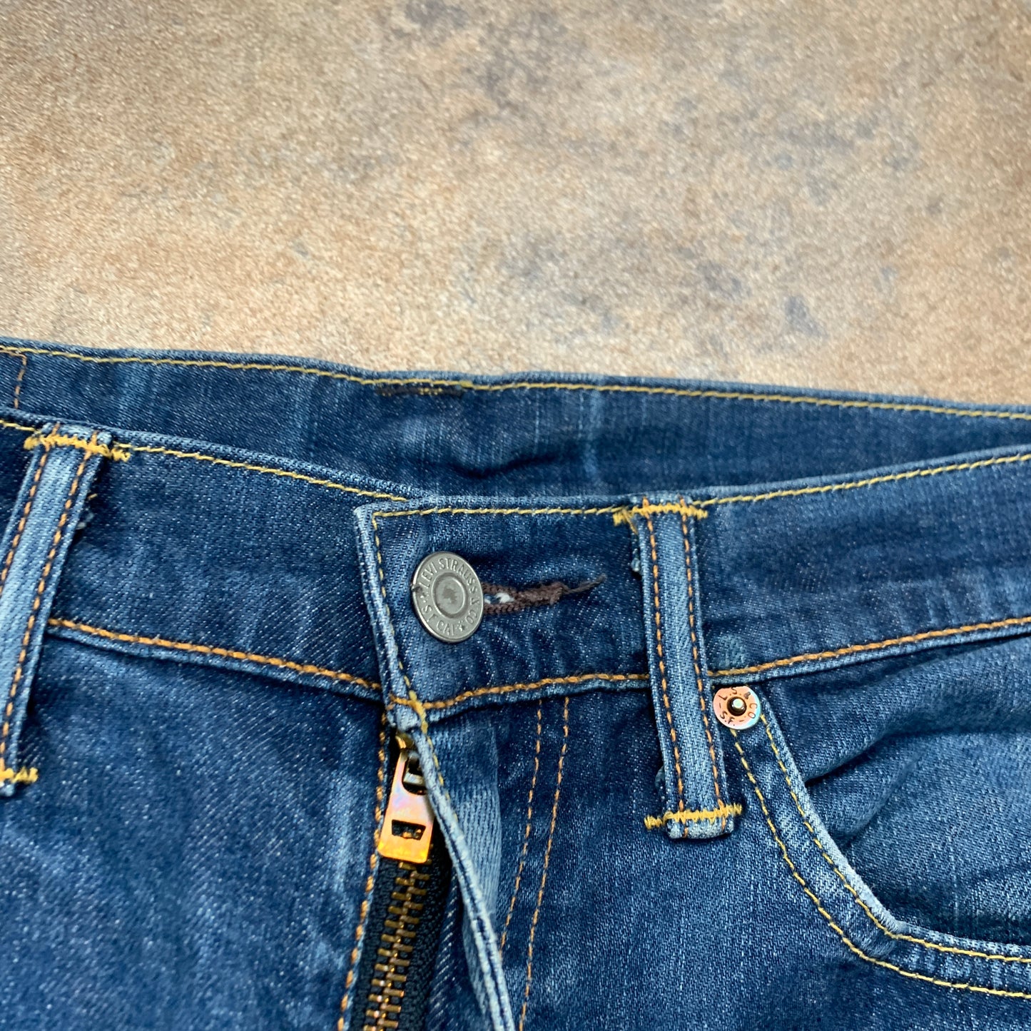 LEVI'S 508 Jeans W31 L30 Mens Slim Fit Straight Blue