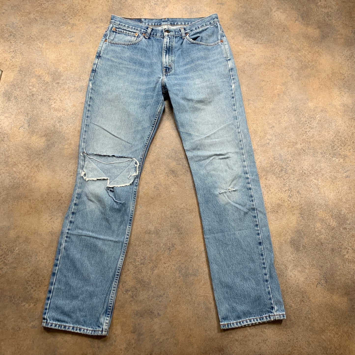 Vintage LEVI'S 581 Jeans W34 L34 Mens Regular Fit Straight Blue