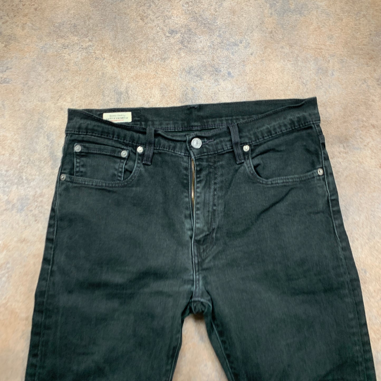LEVI'S 512 Jeans W32 L31 Mens Slim Fit Tapered Black