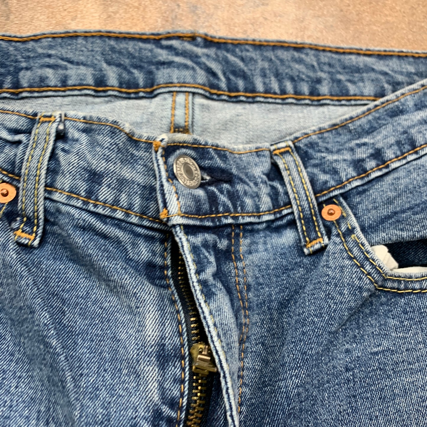 LEVI'S 514 Jeans W36 L30 Mens Regular Fit Straight Blue