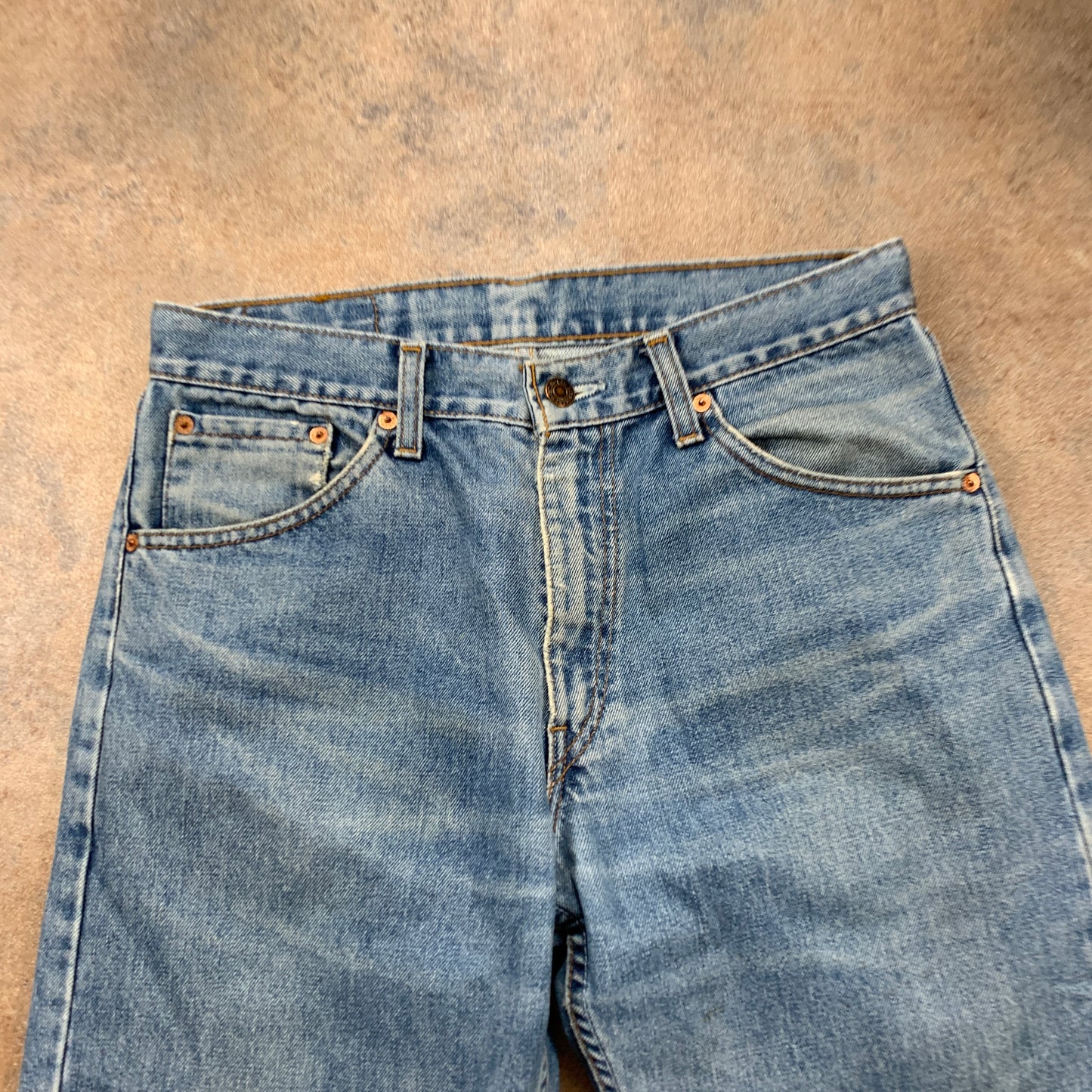 Vintage LEVI'S 521 Jeans W32 L32 Mens Regular Fit Straight Blue