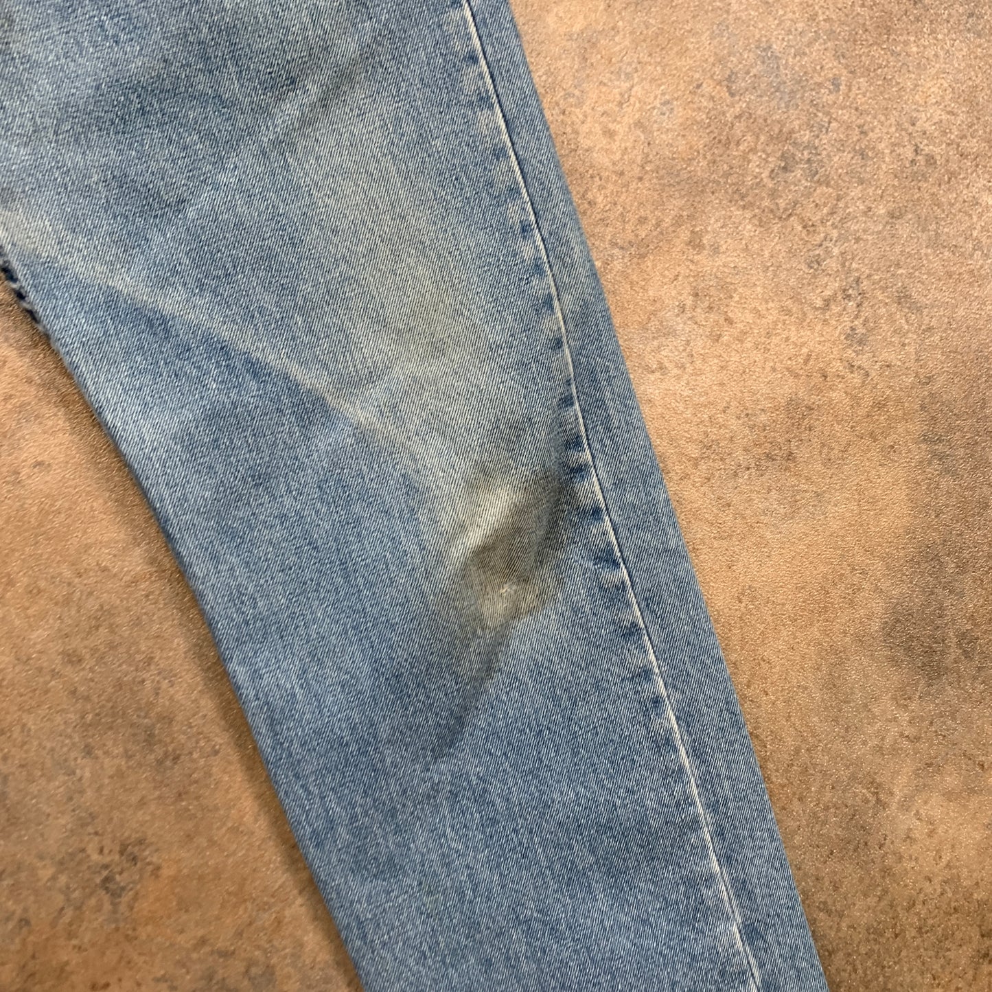 Vintage LEVI'S 521 Jeans W32 L32 Mens Regular Fit Straight Blue