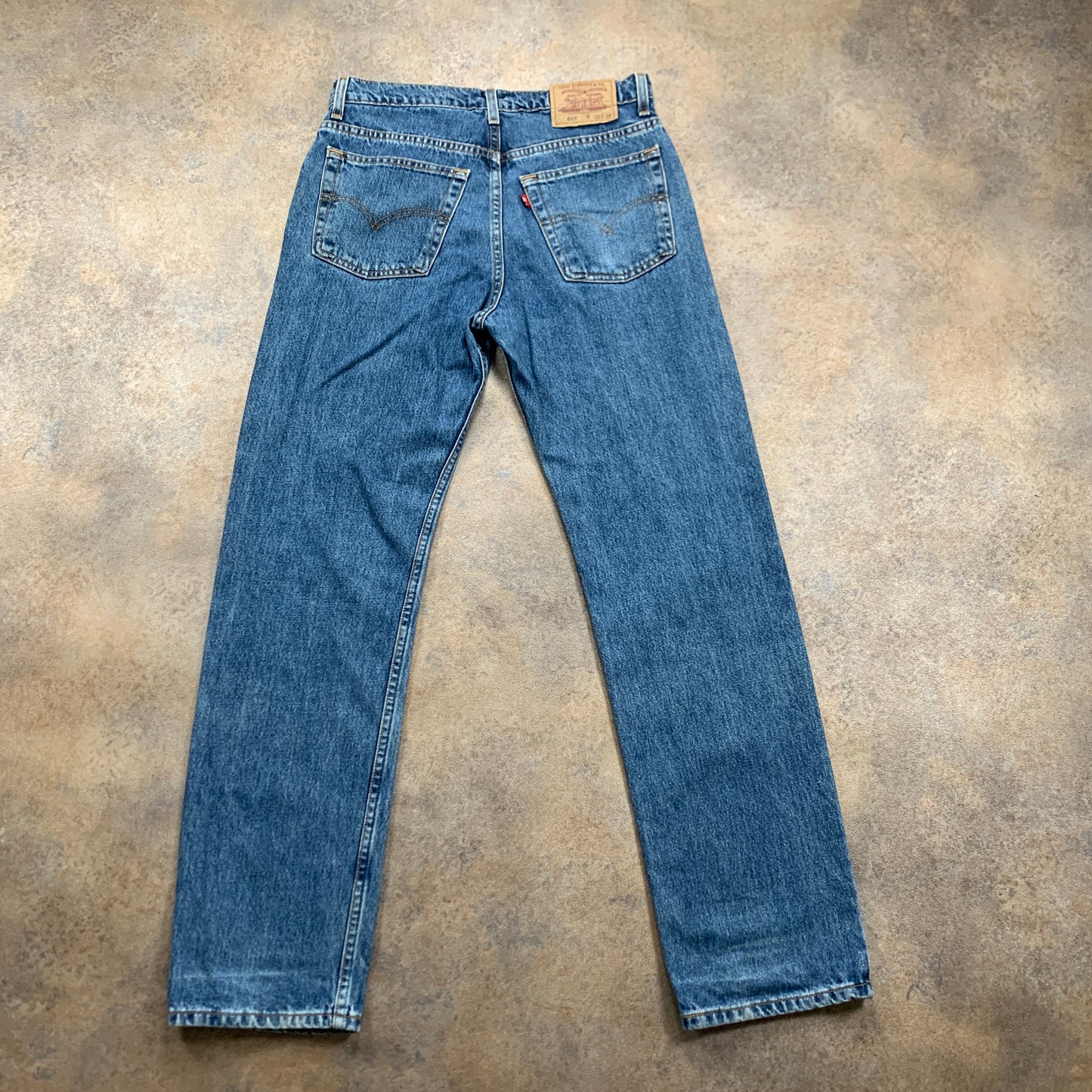 Vintage LEVI'S 607 Jeans W32 L32 Mens Regular Fit Straight Blue
