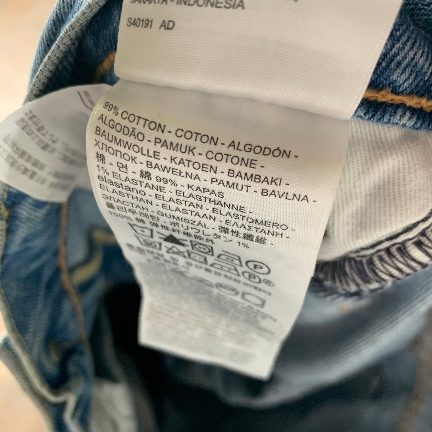 LEVI'S 512 Jeans W30 L30 Mens Slim Fit Tapered Blue