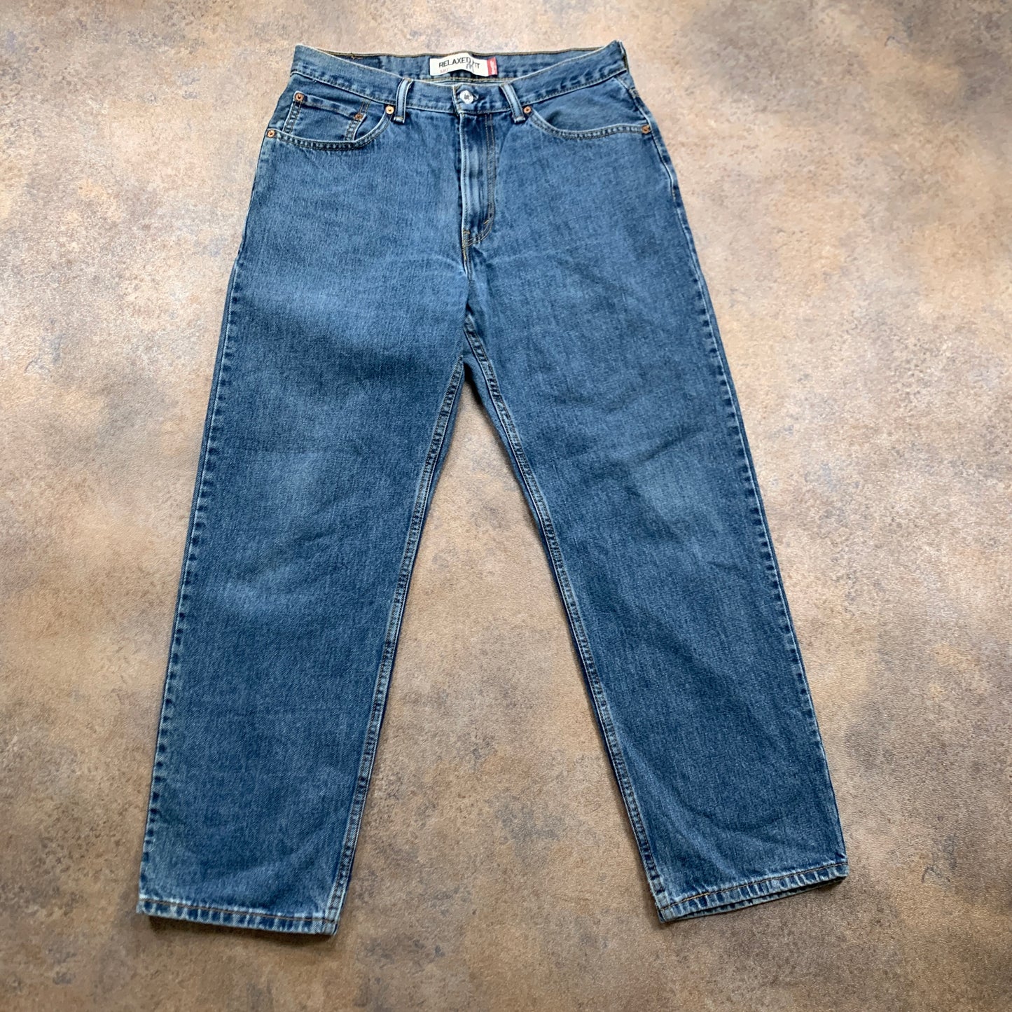 Vintage LEVI'S 550 Jeans W33 L28 Mens Relaxed Fit Straight Blue
