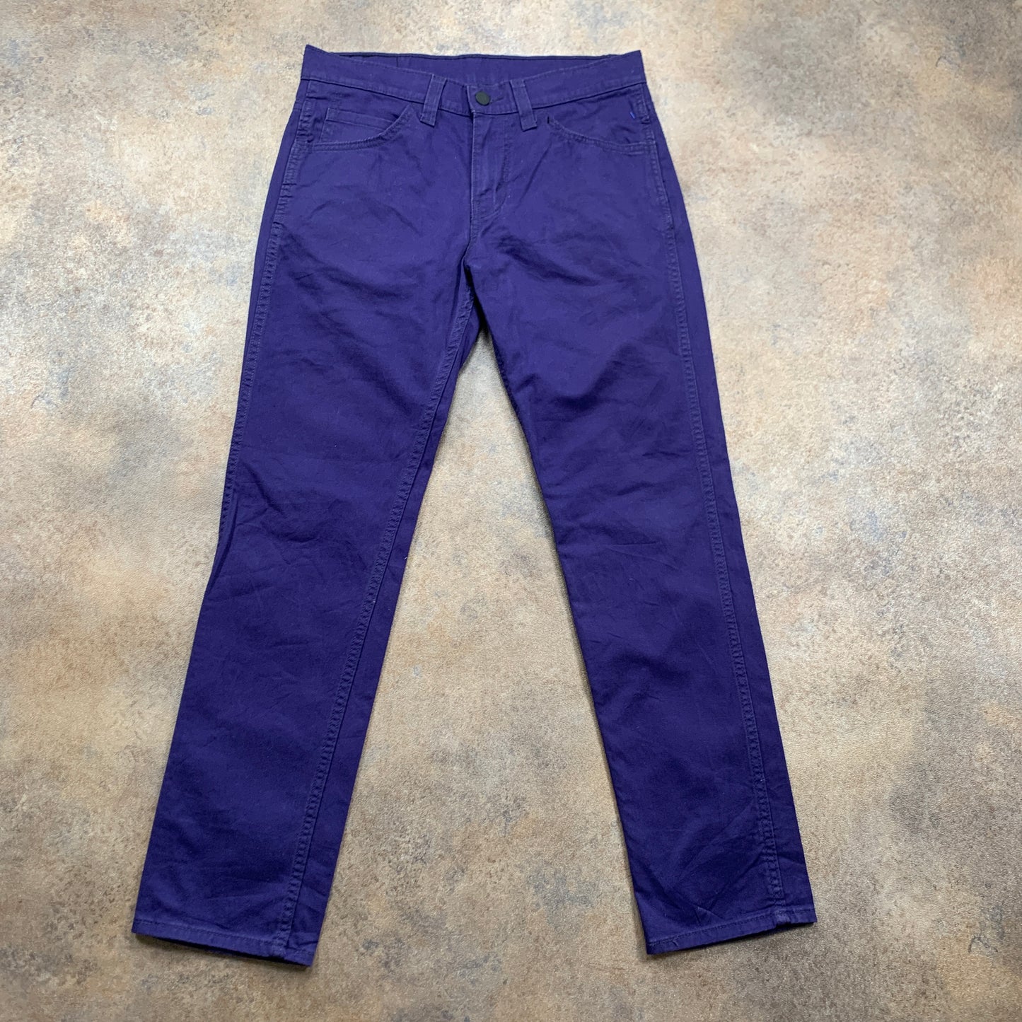 LEVI'S 511 Jeans W30 L30 Mens Slim Fit Purple