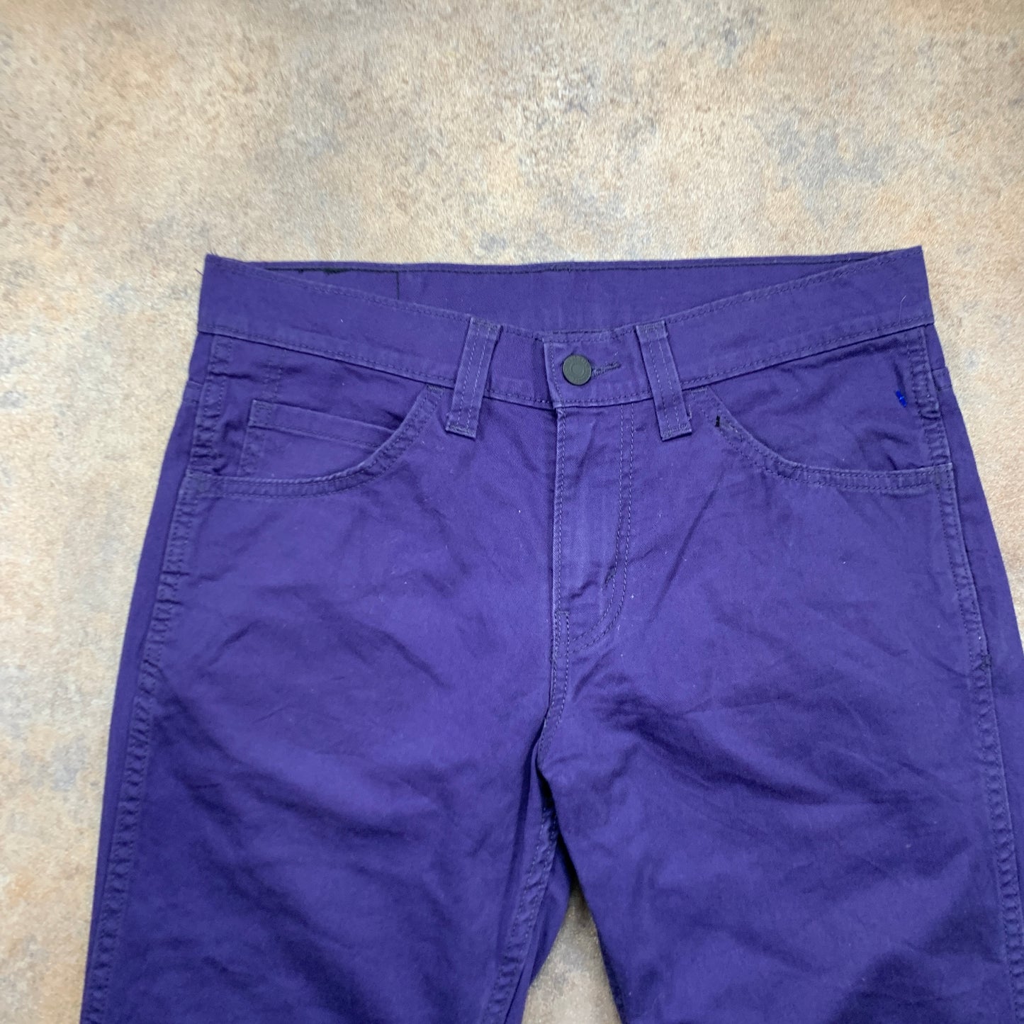 LEVI'S 511 Jeans W30 L30 Mens Slim Fit Purple
