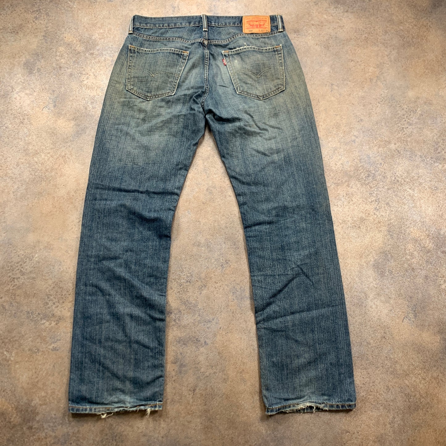 Vintage LEVI'S 559 Jeans W34 L32 Mens Regular Fit Straight Blue