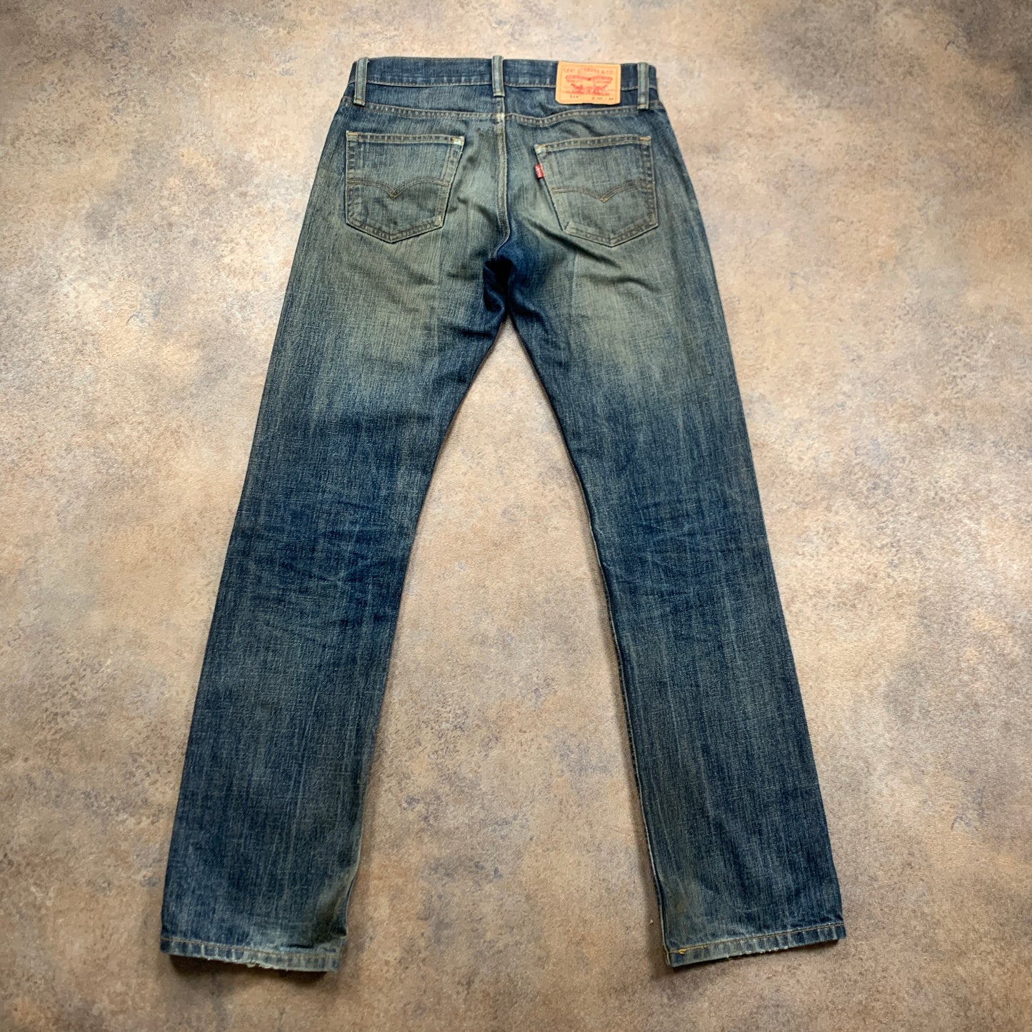 LEVI'S 514 Jeans W30 L34 Mens Regular Fit Straight Blue